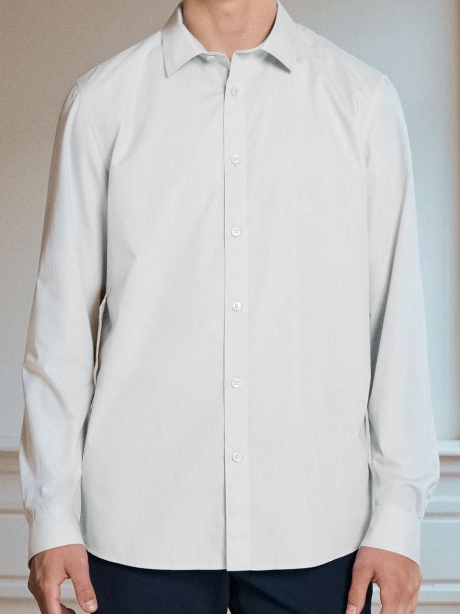 Koszula slim fit Koszula slim fit - biały - SINSAY