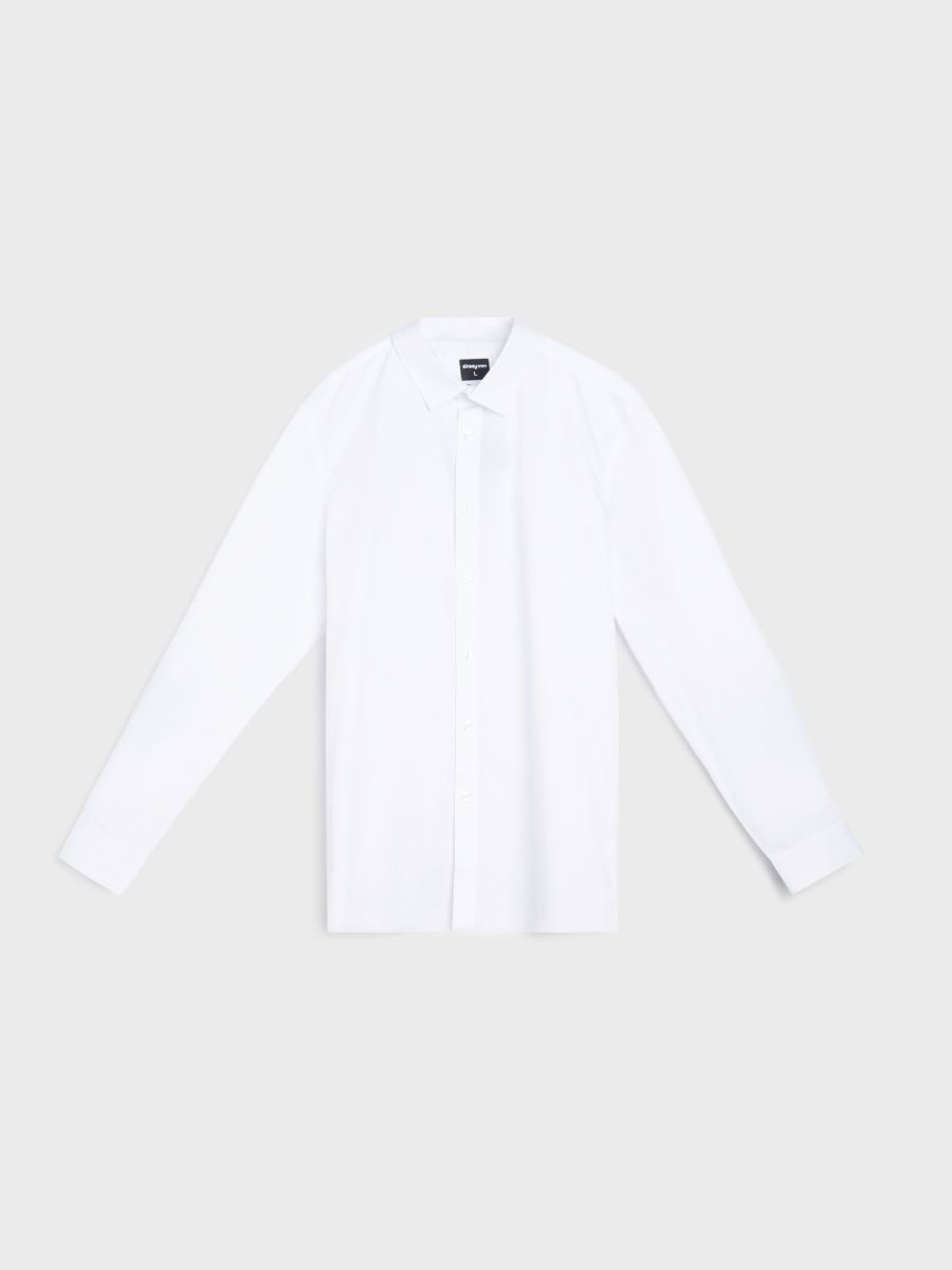 Košile slim fit Košile slim fit - bílá - SINSAY