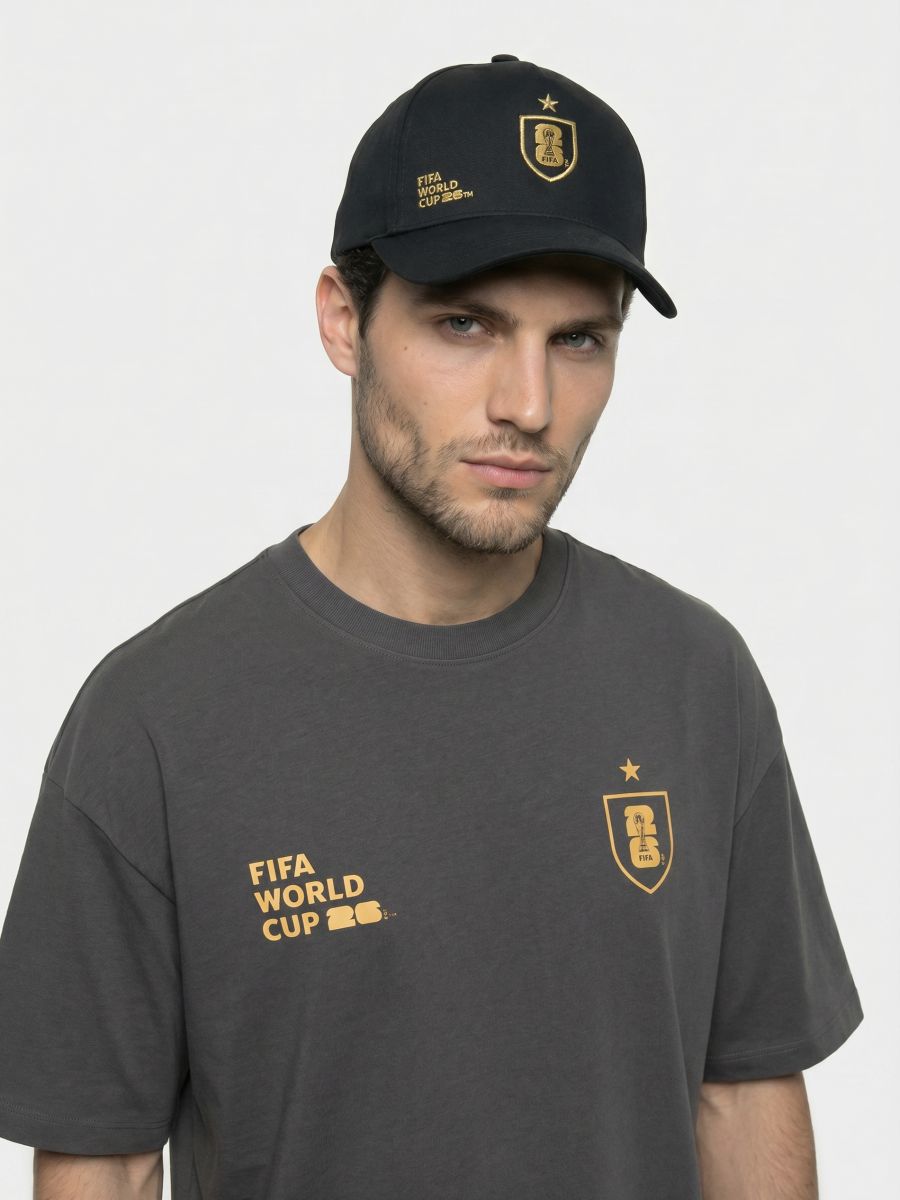 Čepice s výšivkou FIFA World Cup Čepice s výšivkou FIFA World Cup - černá - SINSAY