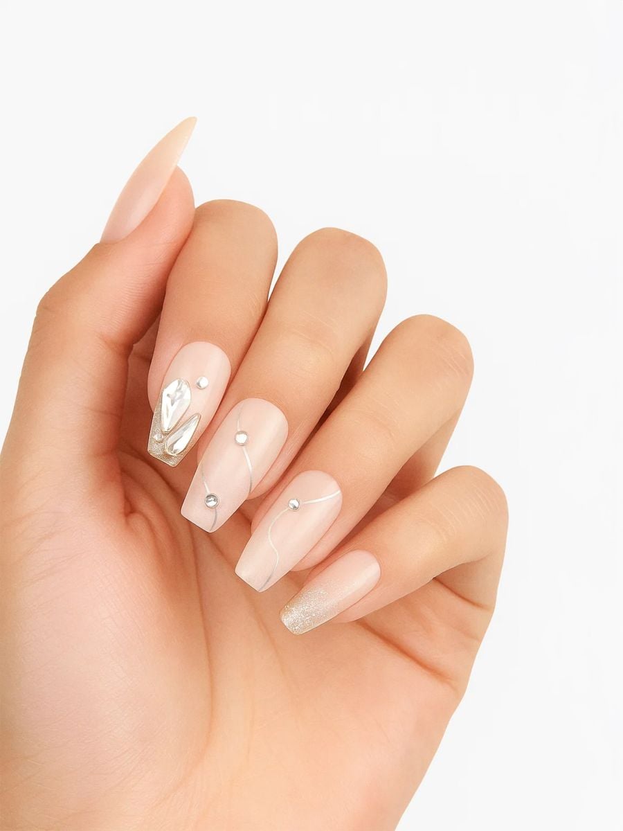 Set de unghii false - multicolor - SINSAY