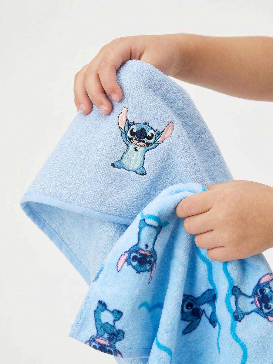 Ręczniki bawełniane 2 pack Stitch Ręczniki bawełniane 2 pack Stitch - niebieski - SINSAY