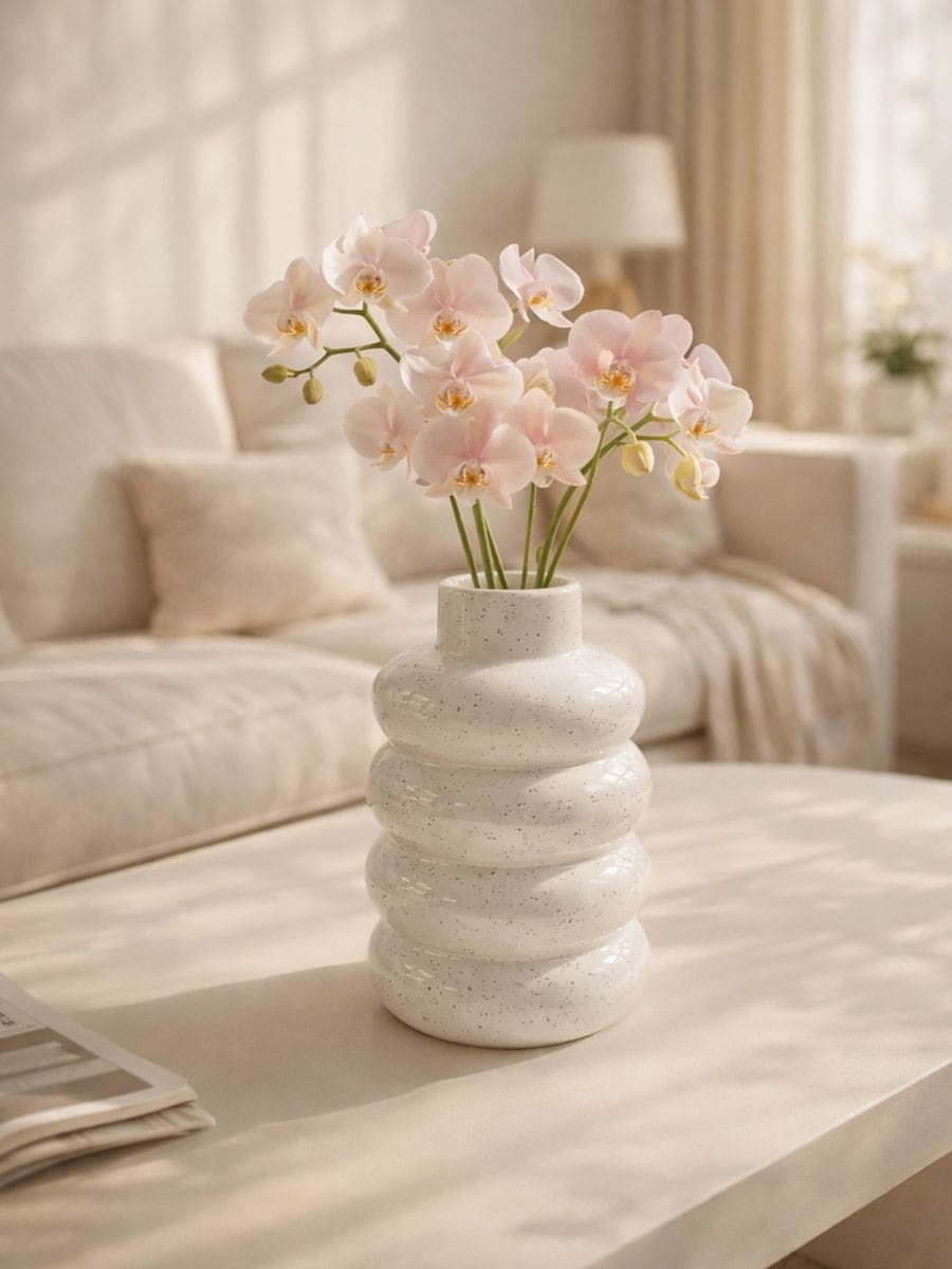 Vază decorativă din ceramică cu formă sculptată Vază decorativă din ceramică cu formă sculptată - multicolor - SINSAY