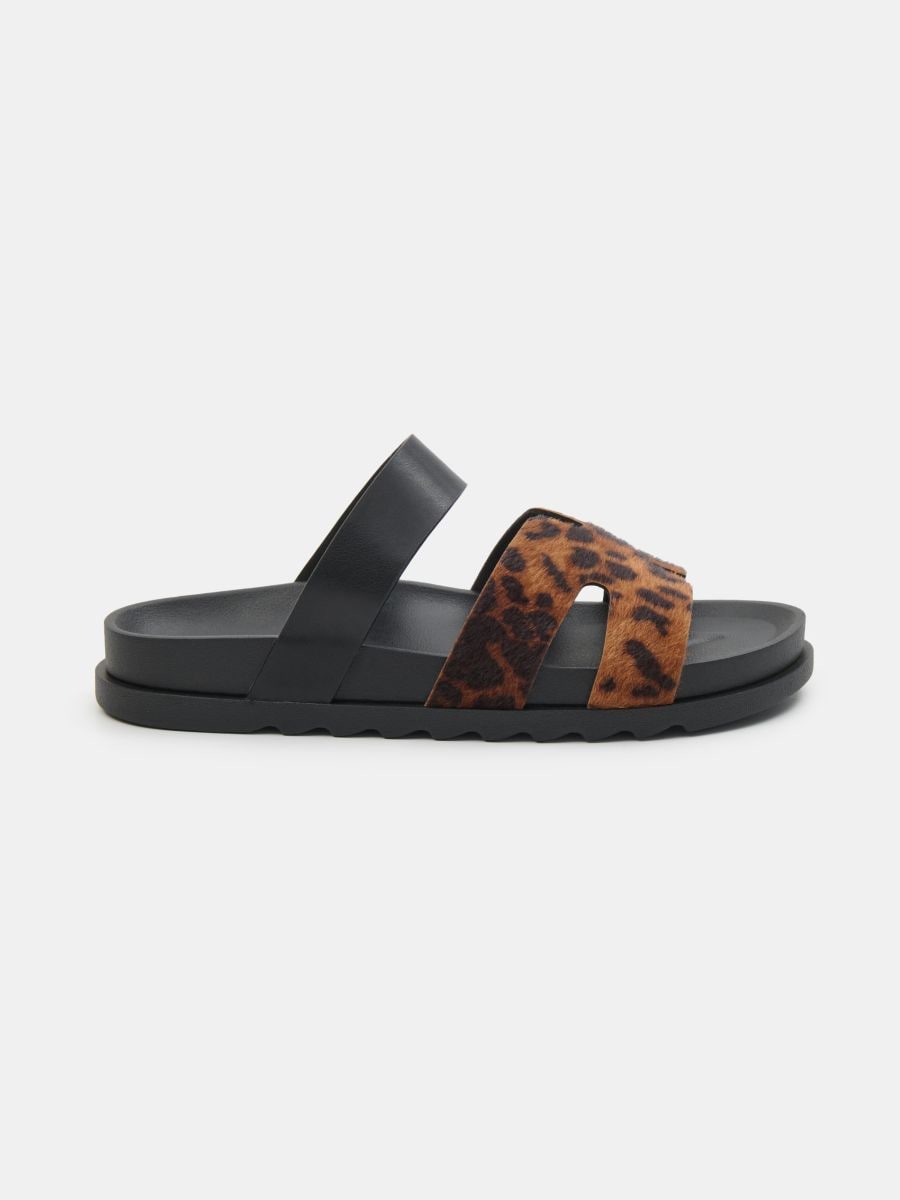 Papuci cu model leopard Papuci cu model leopard - multicolor - SINSAY
