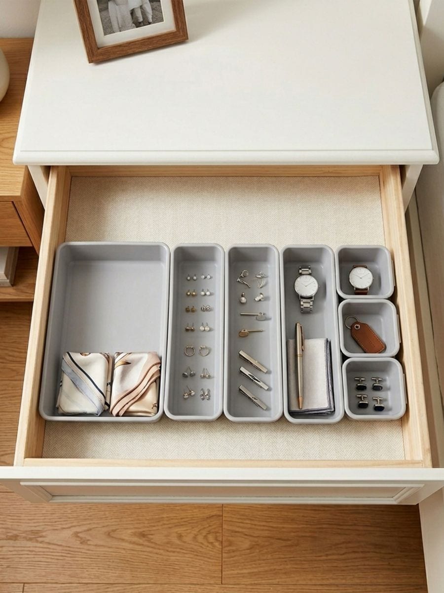 Sada organizérů 7 pack Sada organizérů 7 pack - šedá - SINSAY