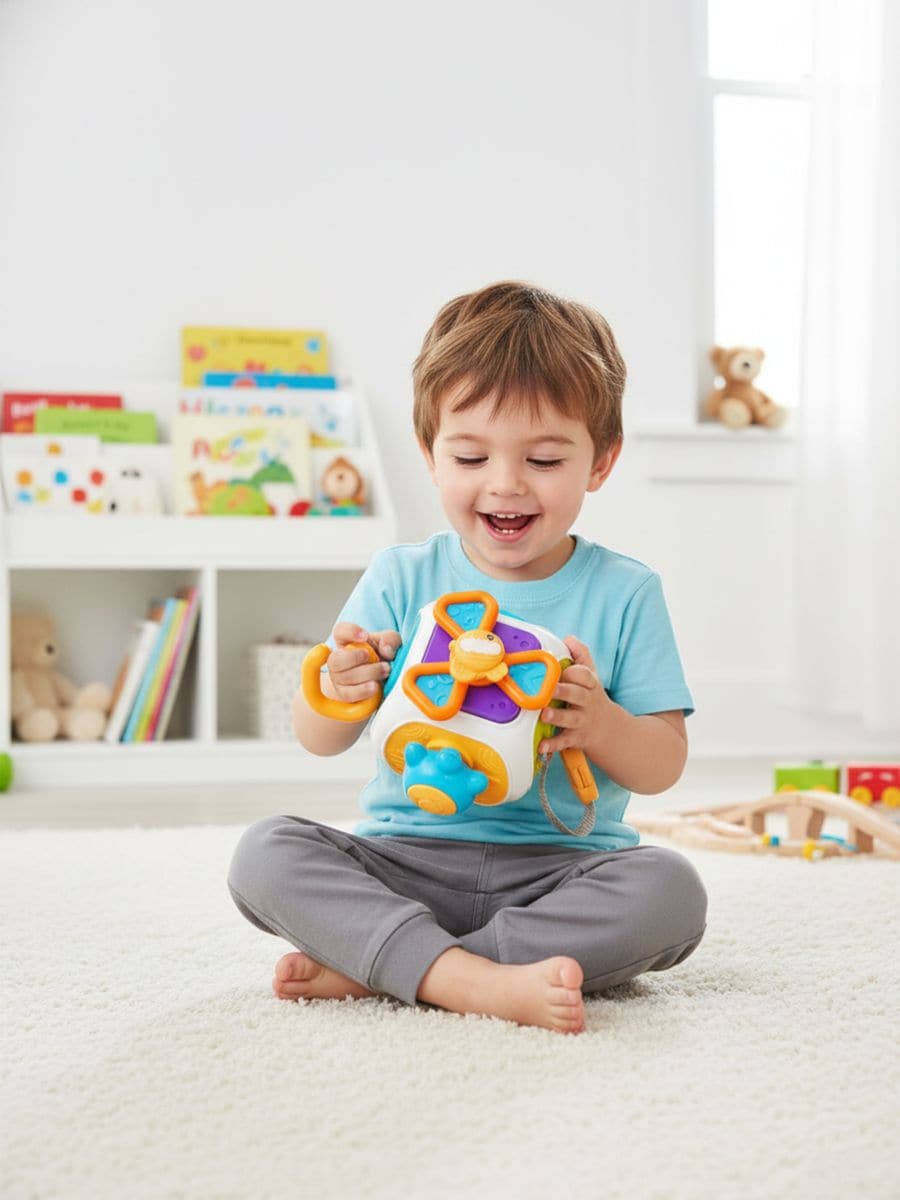 Zabawka sensoryczna - kostka edukacyjna - wielobarwny - SINSAY