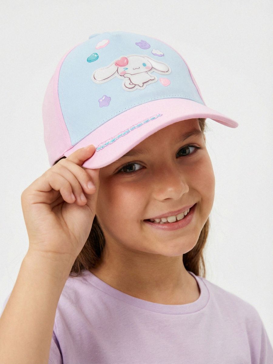 Czapka z daszkiem z nadrukiem Cinnamoroll - różowy - SINSAY