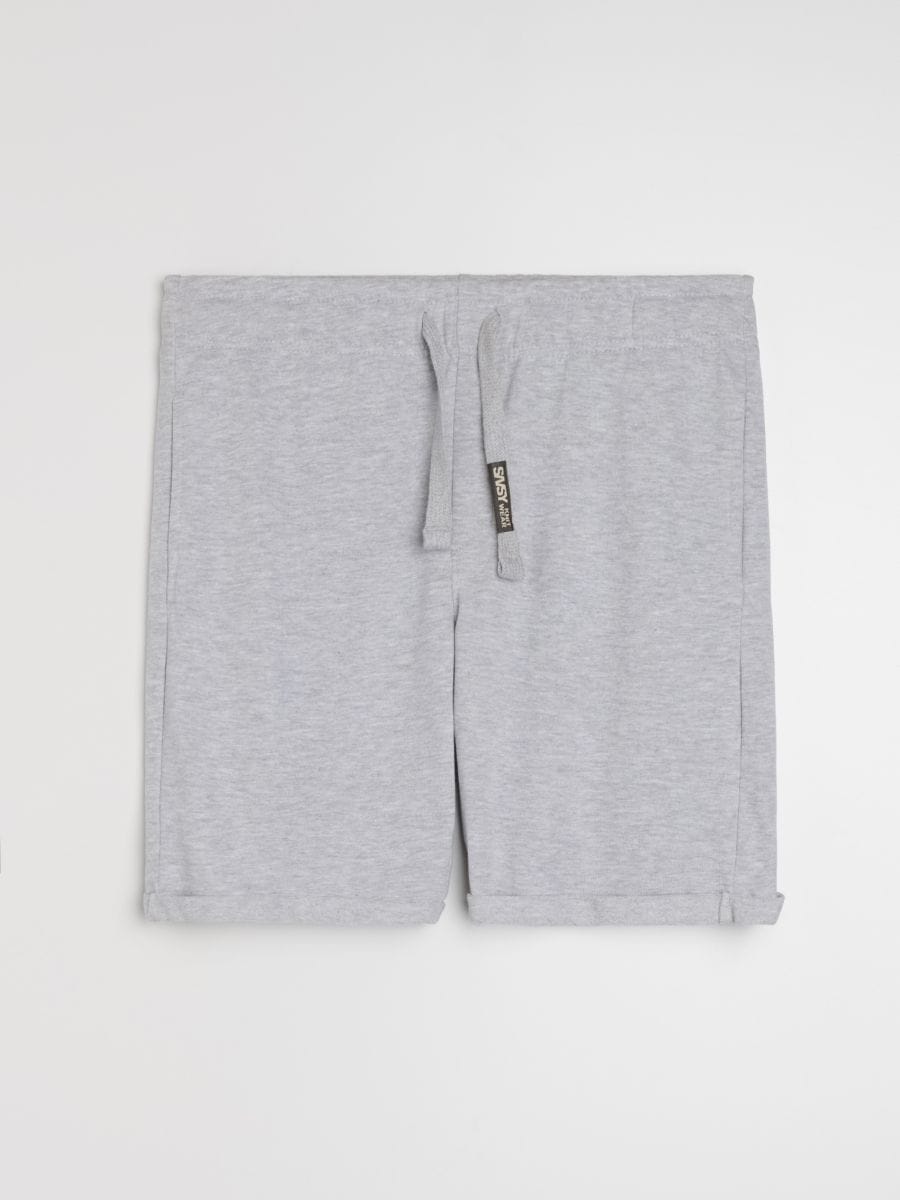 Szorty slim basic - szary - SINSAY