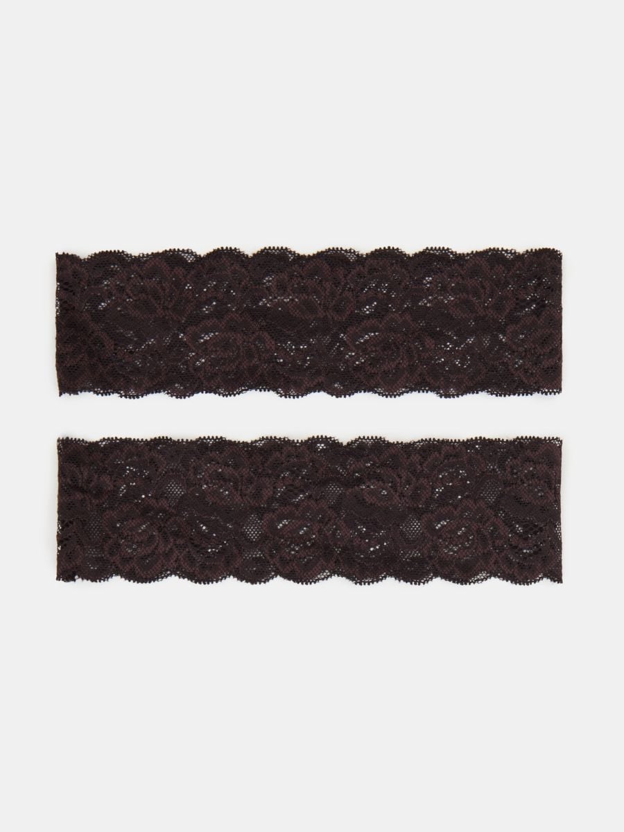 Krajkové čelenky 2 pack - černá - SINSAY