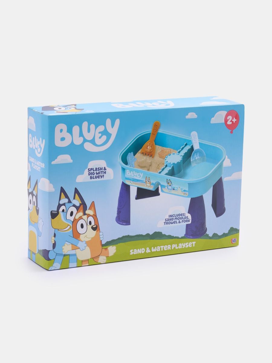 Stolik do zabawy piaskiem i wodą Bluey z akcesoriami Stolik do zabawy piaskiem i wodą Bluey z akcesoriami - wielobarwny - SINSAY