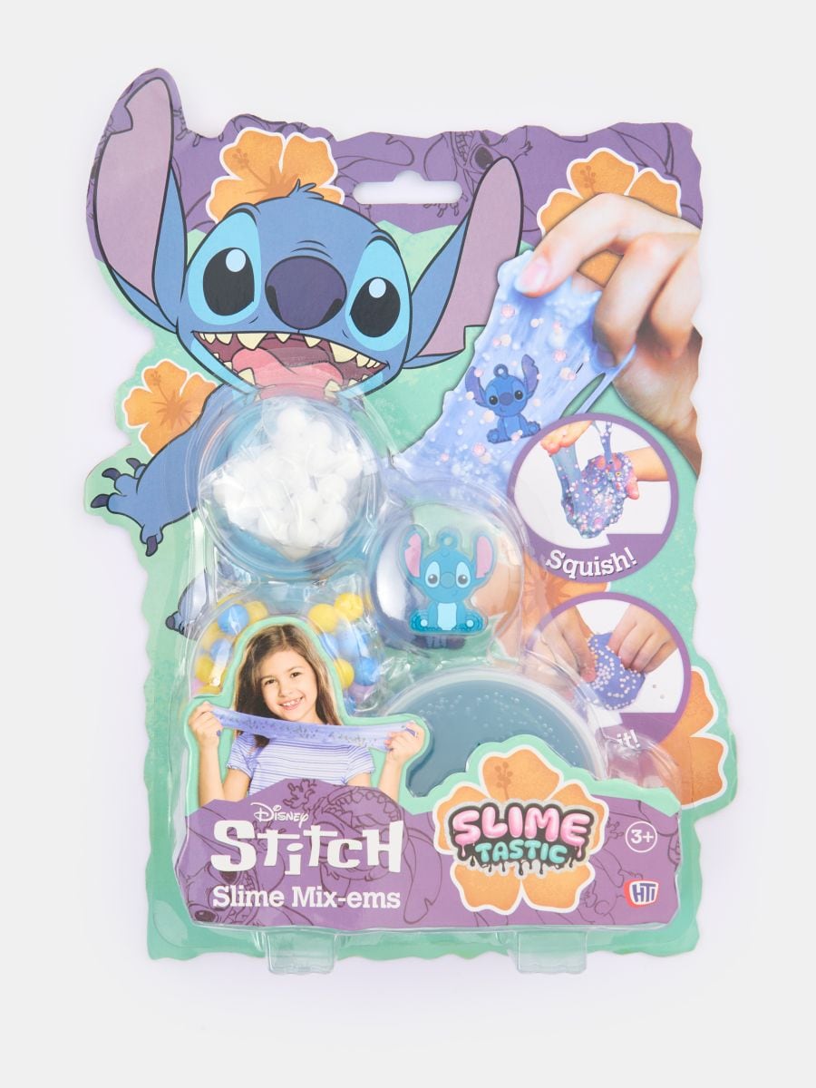 Zestaw slime z dodatkami Stitch Zestaw slime z dodatkami Stitch - wielobarwny - SINSAY