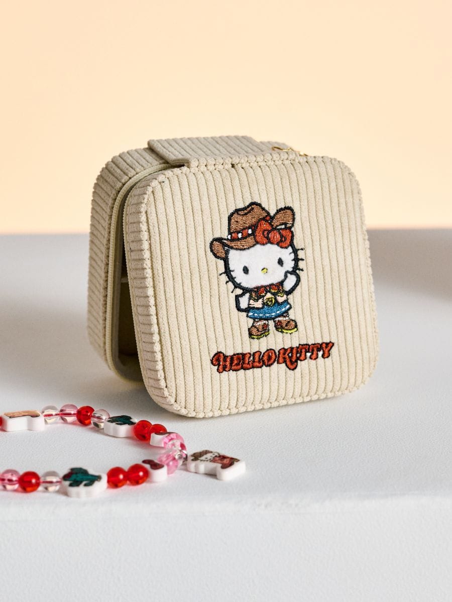 Szkatułka na biżuterię Hello Kitty Szkatułka na biżuterię Hello Kitty - kremowy - SINSAY