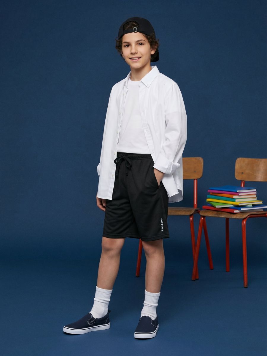 Sportowe szorty Active Sportowe szorty Active - czarny - SINSAY