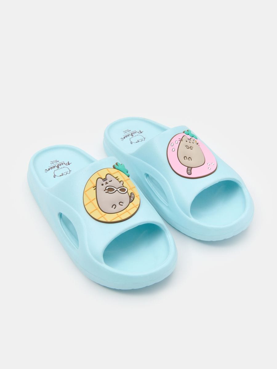Klapki Pusheen the Cat Klapki Pusheen the Cat - niebieski - SINSAY