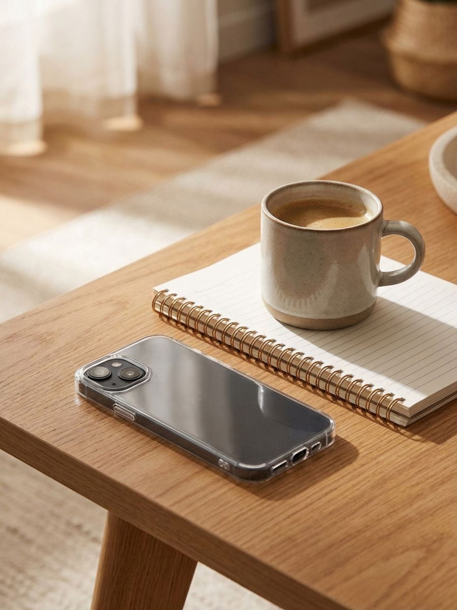 Etui iPhone 13/14 - biały - SINSAY