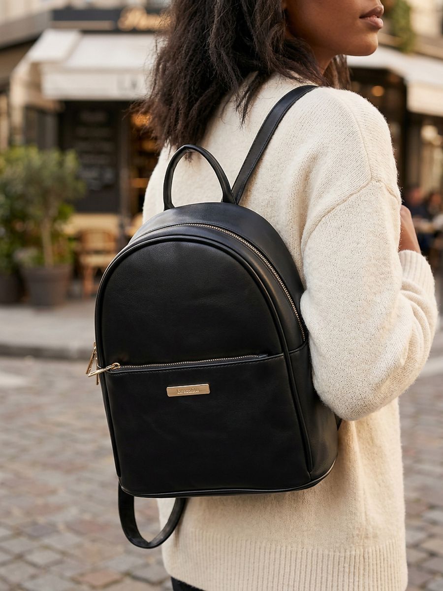 Rucsac din piele ecologică Rucsac din piele ecologică - negru - SINSAY
