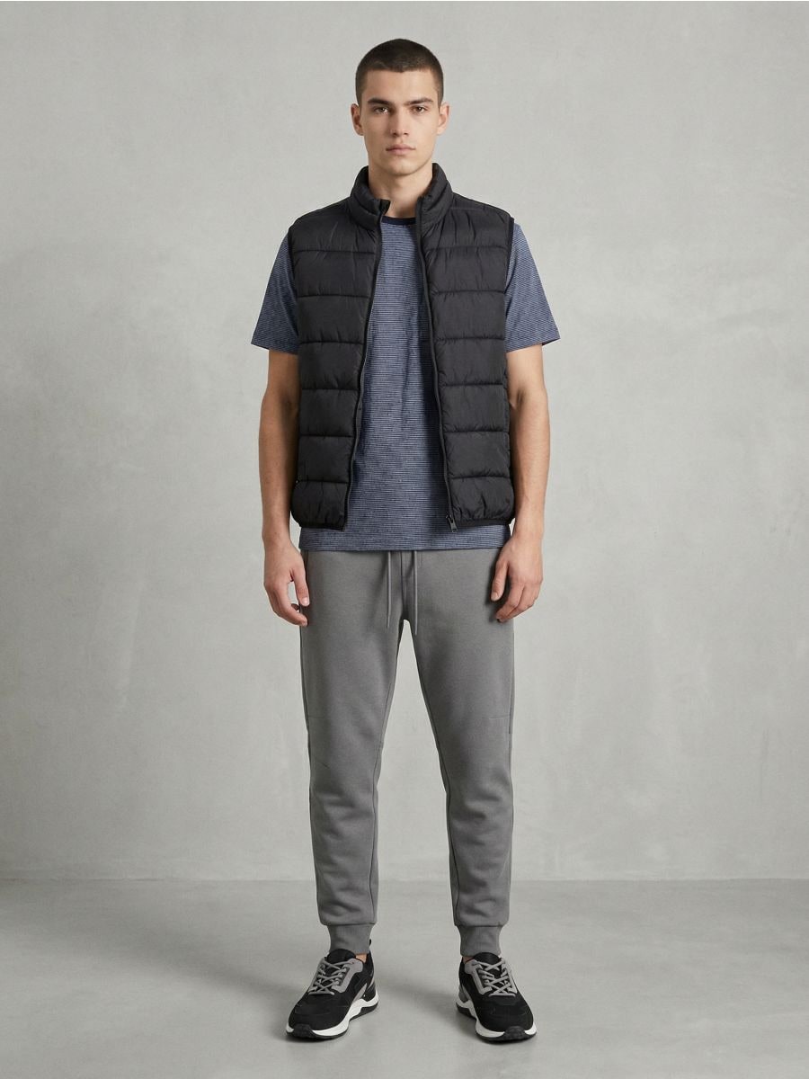 Spodnie dresowe jogger Spodnie dresowe jogger - szary - SINSAY
