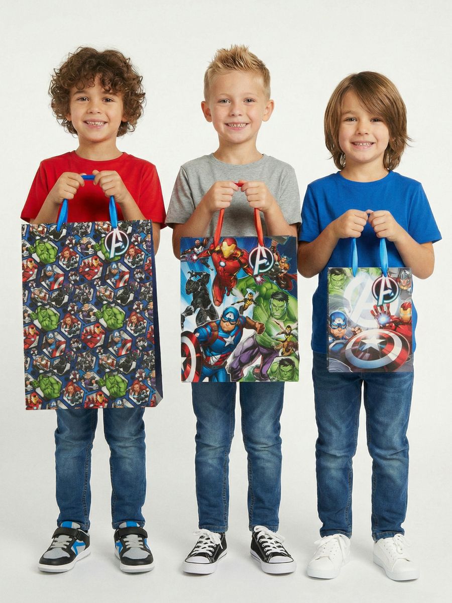 Dárkové tašky Marvel 3 pack Dárkové tašky Marvel 3 pack - vícebarevná - SINSAY