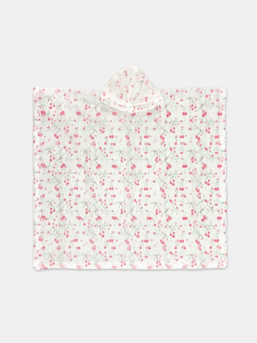 Płaszcz przeciwdeszczowy z motywem wiśni - wielobarwny - SINSAY