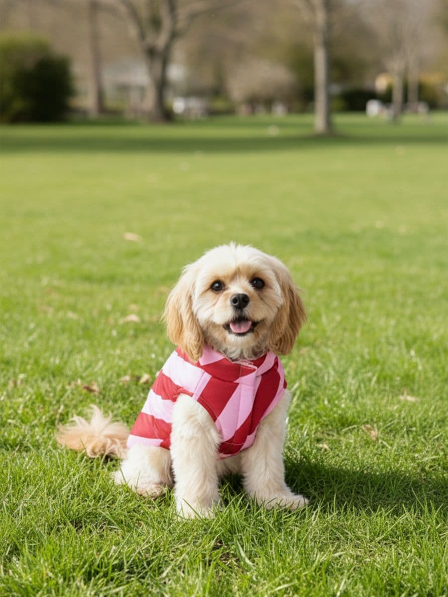 Hăinuță de Valentine’s pentru animal de companie cu dungi Hăinuță de Valentine’s pentru animal de companie cu dungi - multicolor - SINSAY