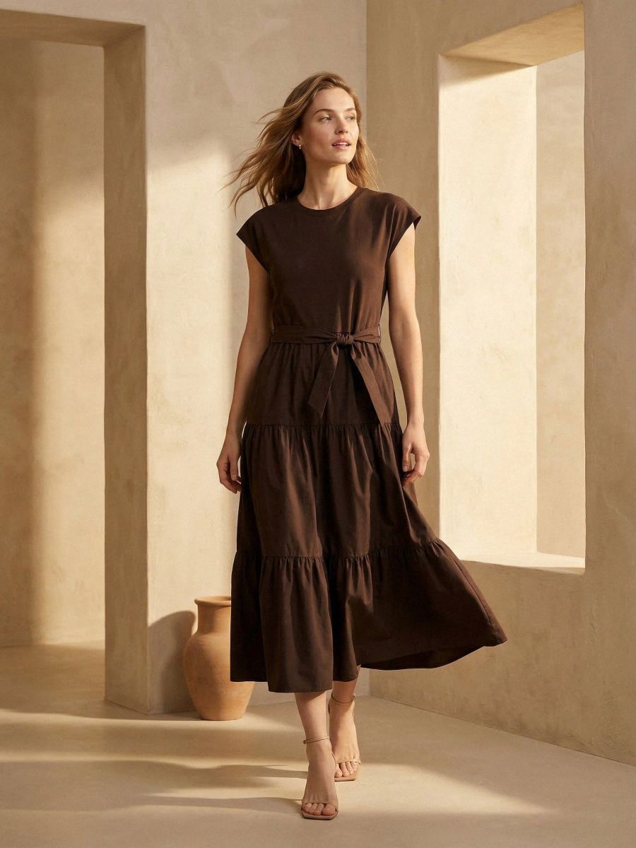 Rochie Rochie - cacao-cu-lapte - SINSAY