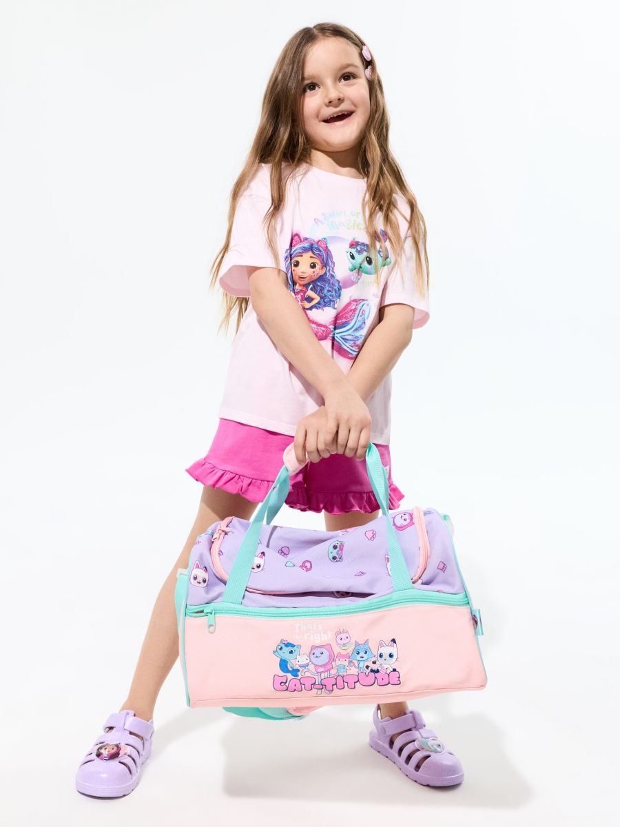 Velká taška na zip s nastavitelným popruhem Gabby’s Dollhouse - vícebarevná - SINSAY