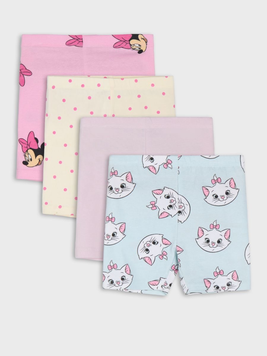 Bawełniane kolarki 4 pack Disney - różowy - SINSAY