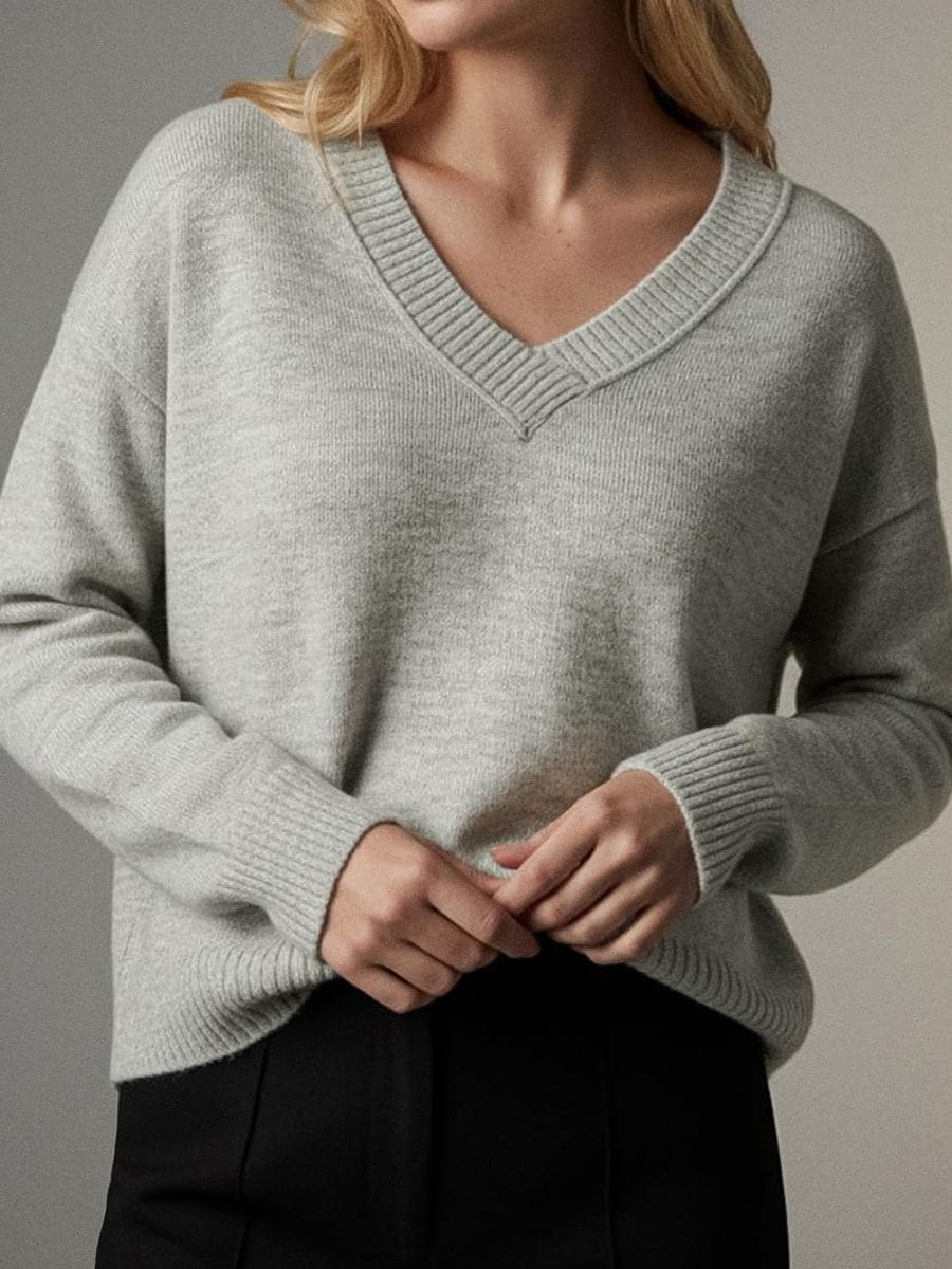 Sweter Sweter - szary - SINSAY