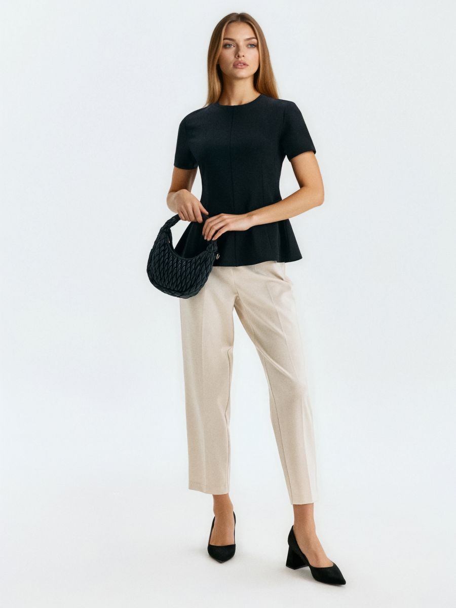Pantaloni țigaretă Pantaloni țigaretă - nude - SINSAY