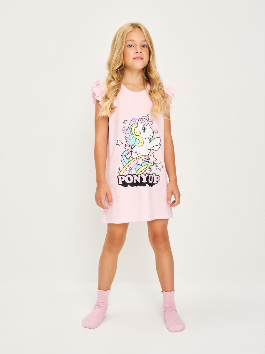 Noční košile s ozdobnými volány My Little Pony - pastelová růžová - SINSAY