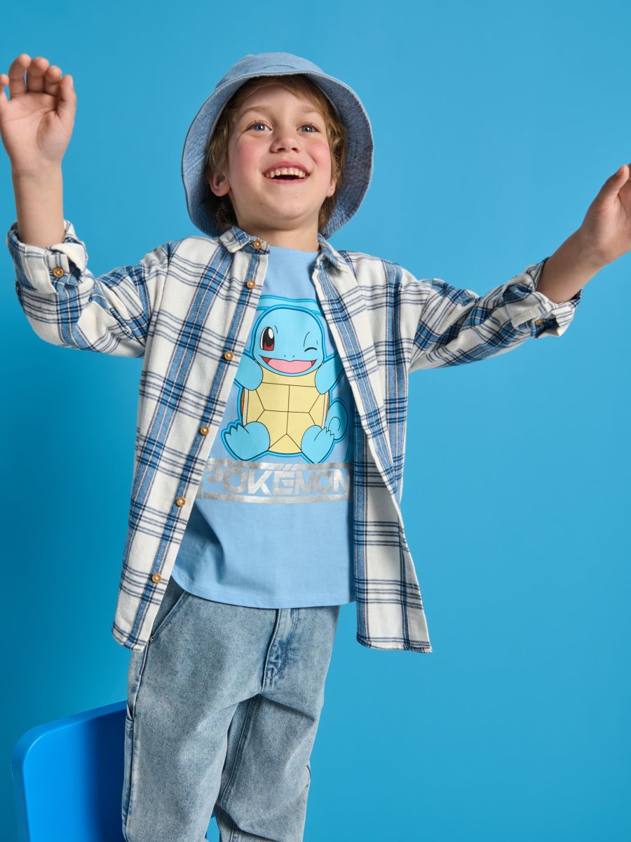Tricou Pokémon cu mânecă lungă Tricou Pokémon cu mânecă lungă - albastru - SINSAY