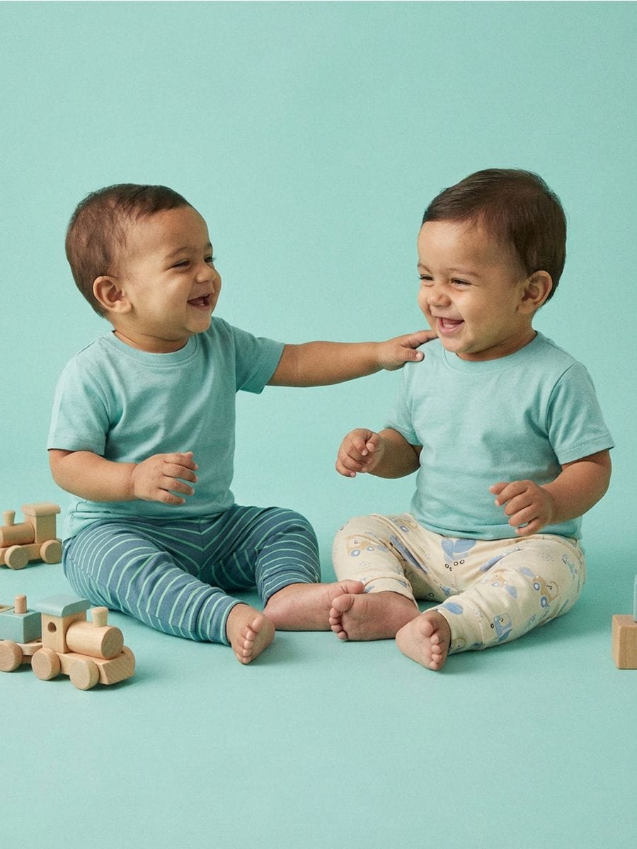 Legginsy 2 pack Legginsy 2 pack - kremowy - SINSAY