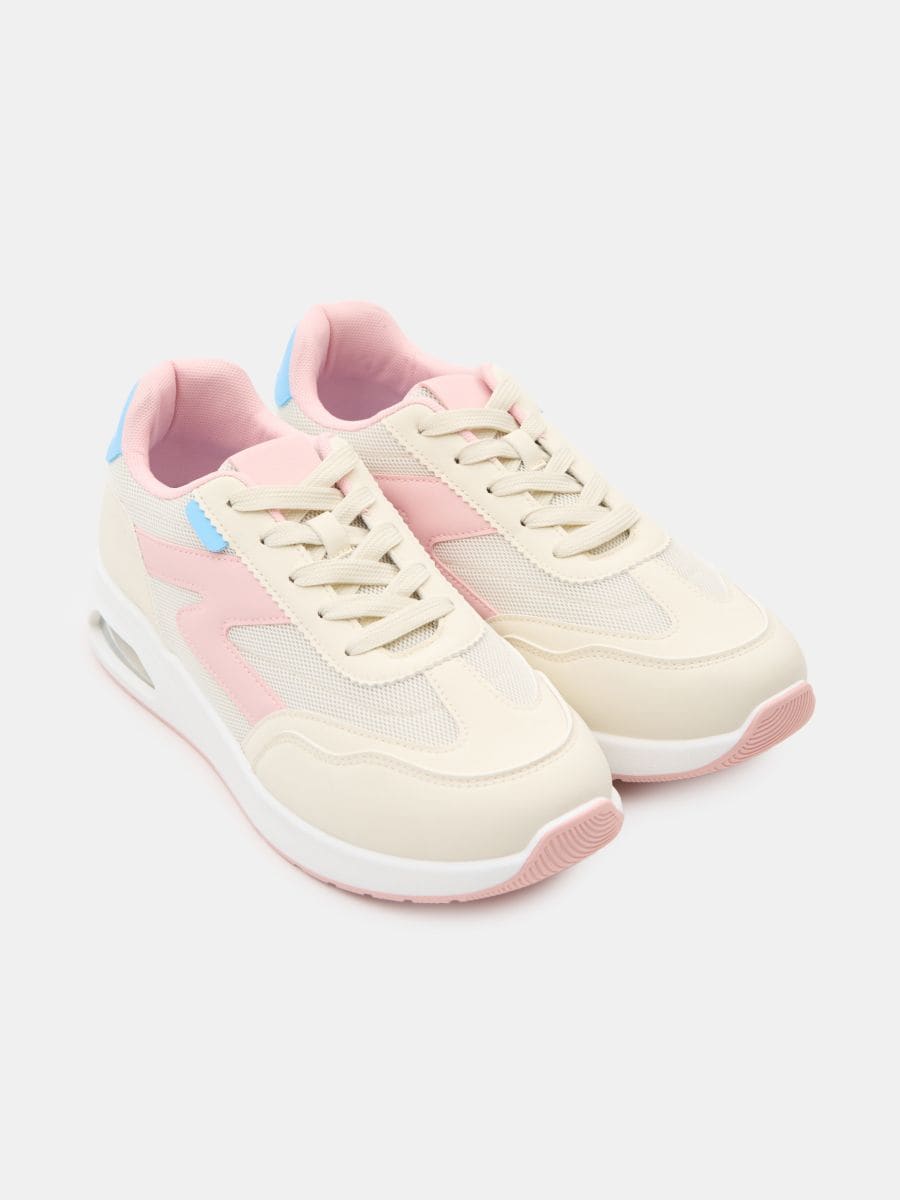 Sneakers cu șireturi - multicolor - SINSAY