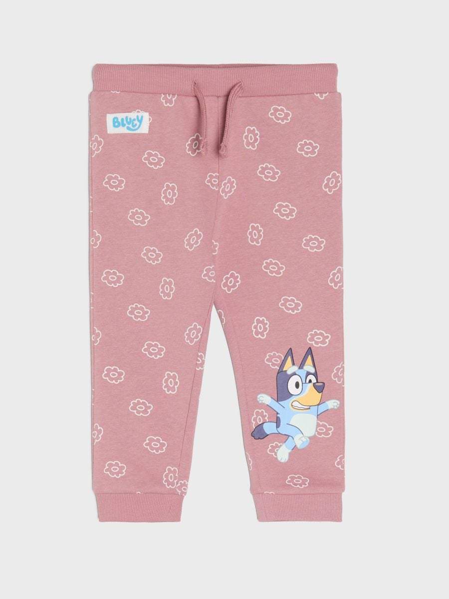 Spodnie jogger Bluey - różowy - SINSAY