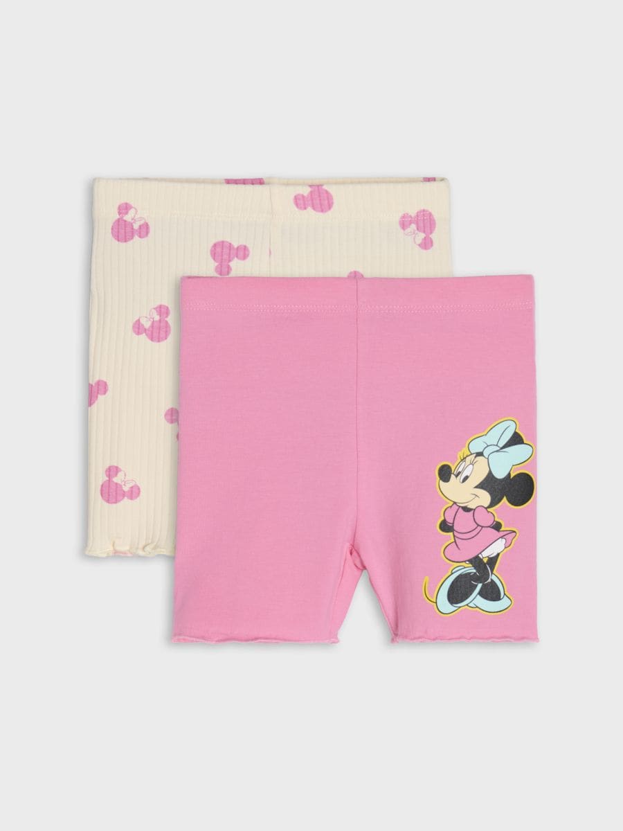 Set de 2 perechi de colanți Minnie Mouse Set de 2 perechi de colanți Minnie Mouse - roz-begonie - SINSAY
