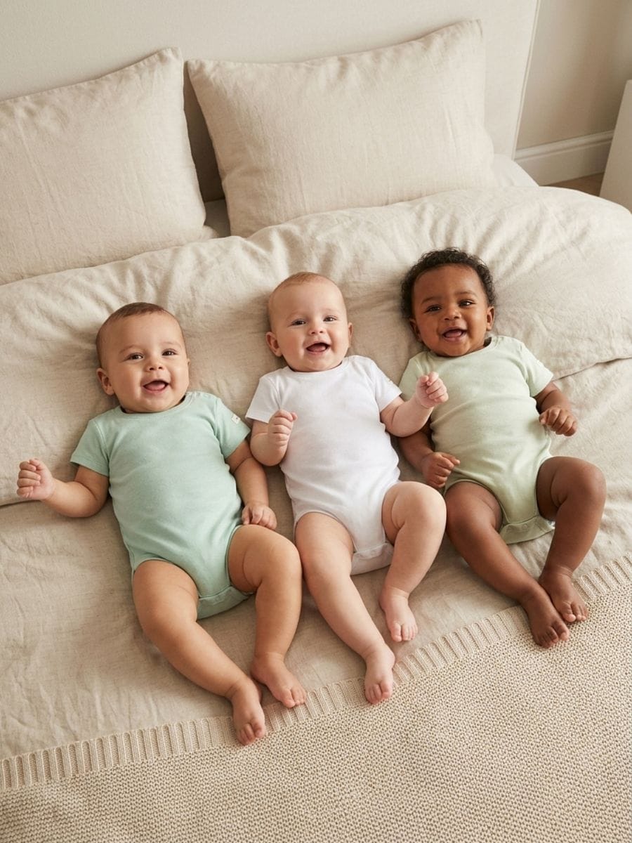 Bawełniane body 3 pack Bawełniane body 3 pack - biały - SINSAY