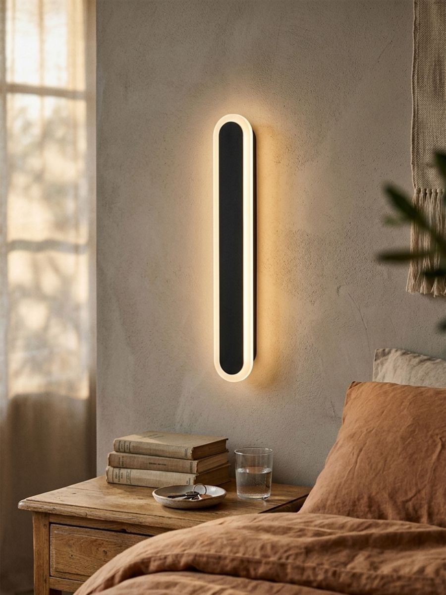 Listwowa lampa ścienna LED Listwowa lampa ścienna LED - czarny - SINSAY