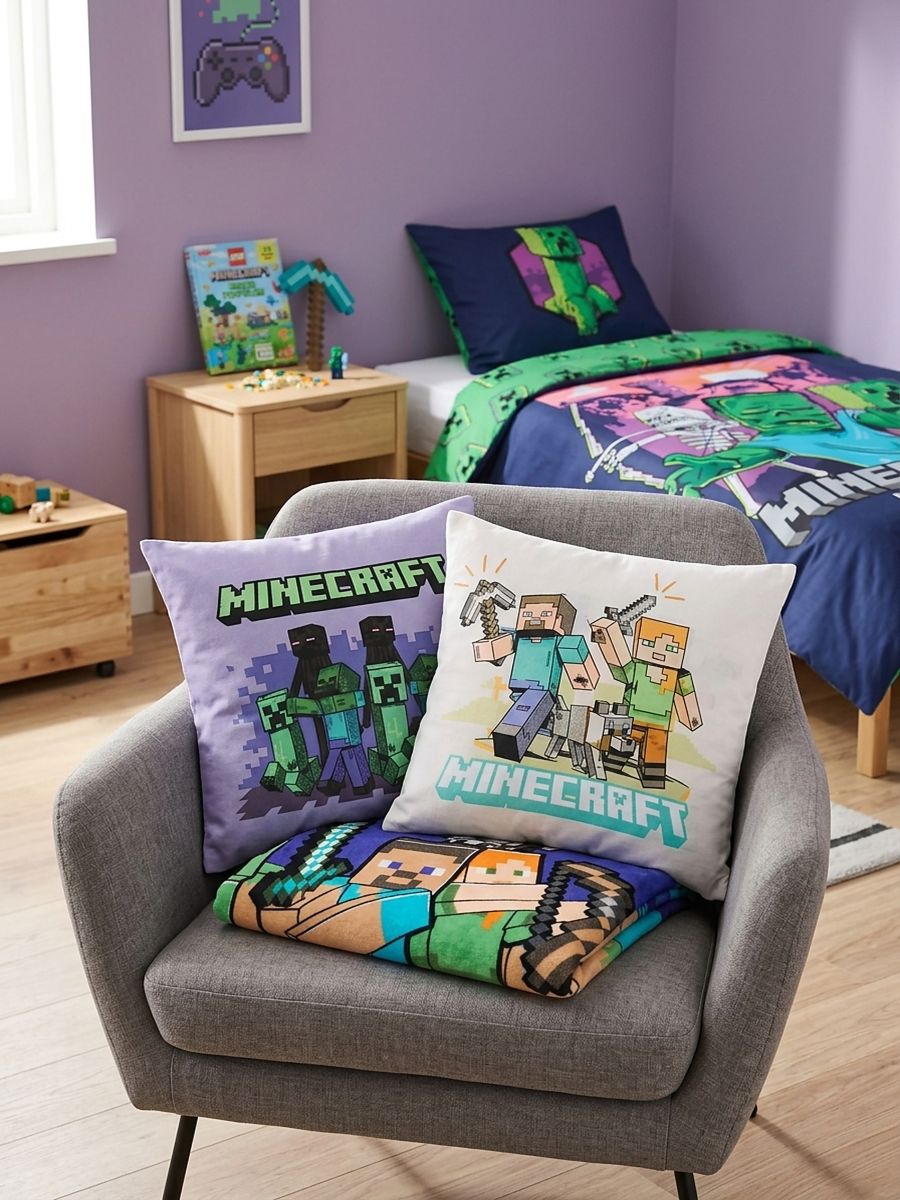 Povlaky na polštáře Minecraft 2 balení Povlaky na polštáře Minecraft 2 balení - vícebarevná - SINSAY