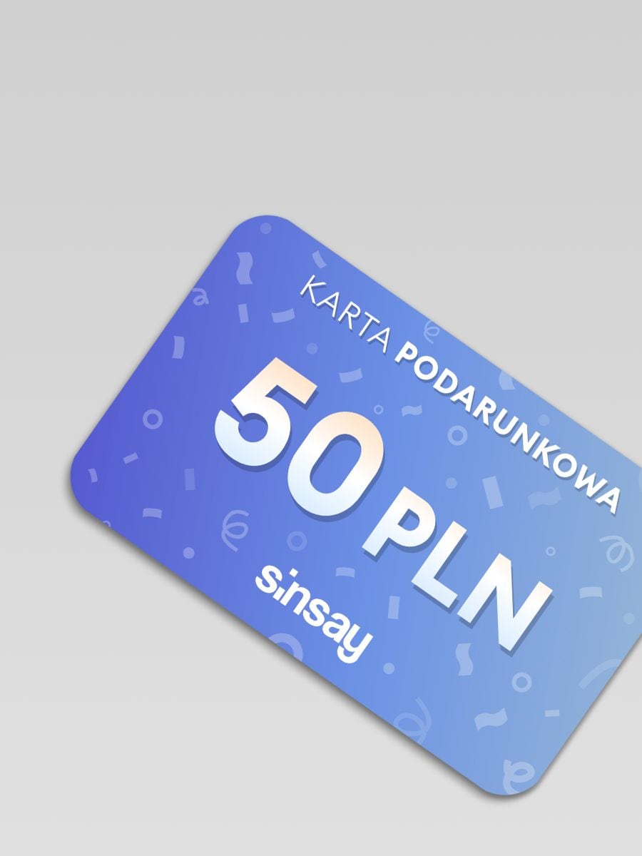 Karta podarunkowa - błękitny - SINSAY