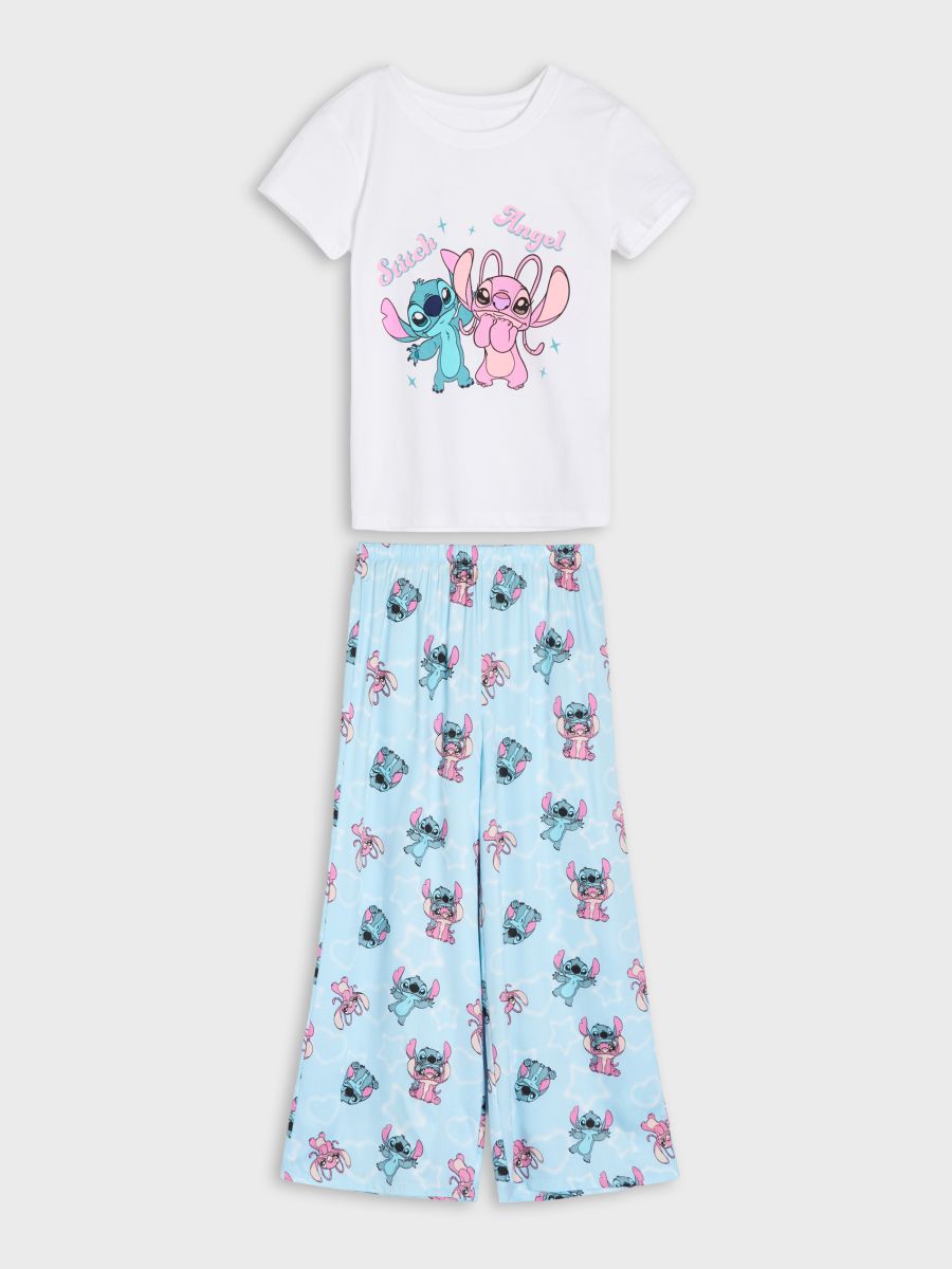 Piżama dwuczęściowa Stitch Piżama dwuczęściowa Stitch - kremowy - SINSAY